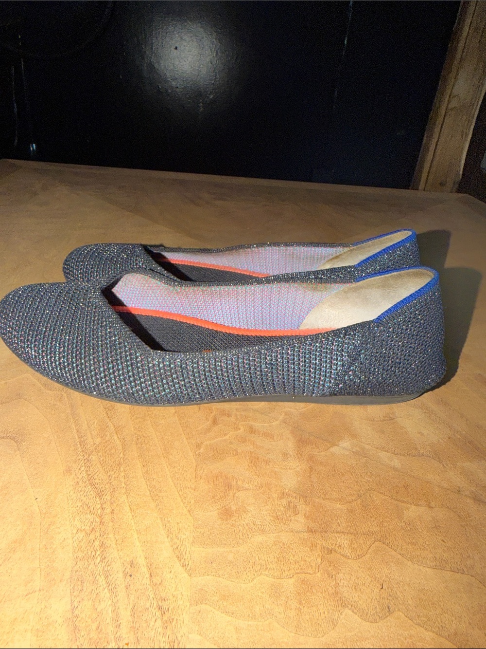 Rothy’s The Flat Retired Metallic Lattice Size 6.5 - Picture 4 of 8